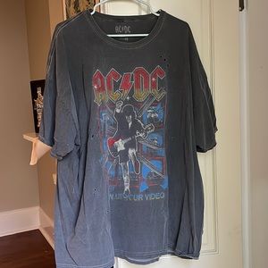 Distressed T-Shirt Dress